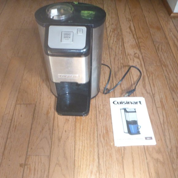 Cuisinart Kitchen Cuisinart Single Cup Grind Brew Coffeemaker Dgb Poshmark